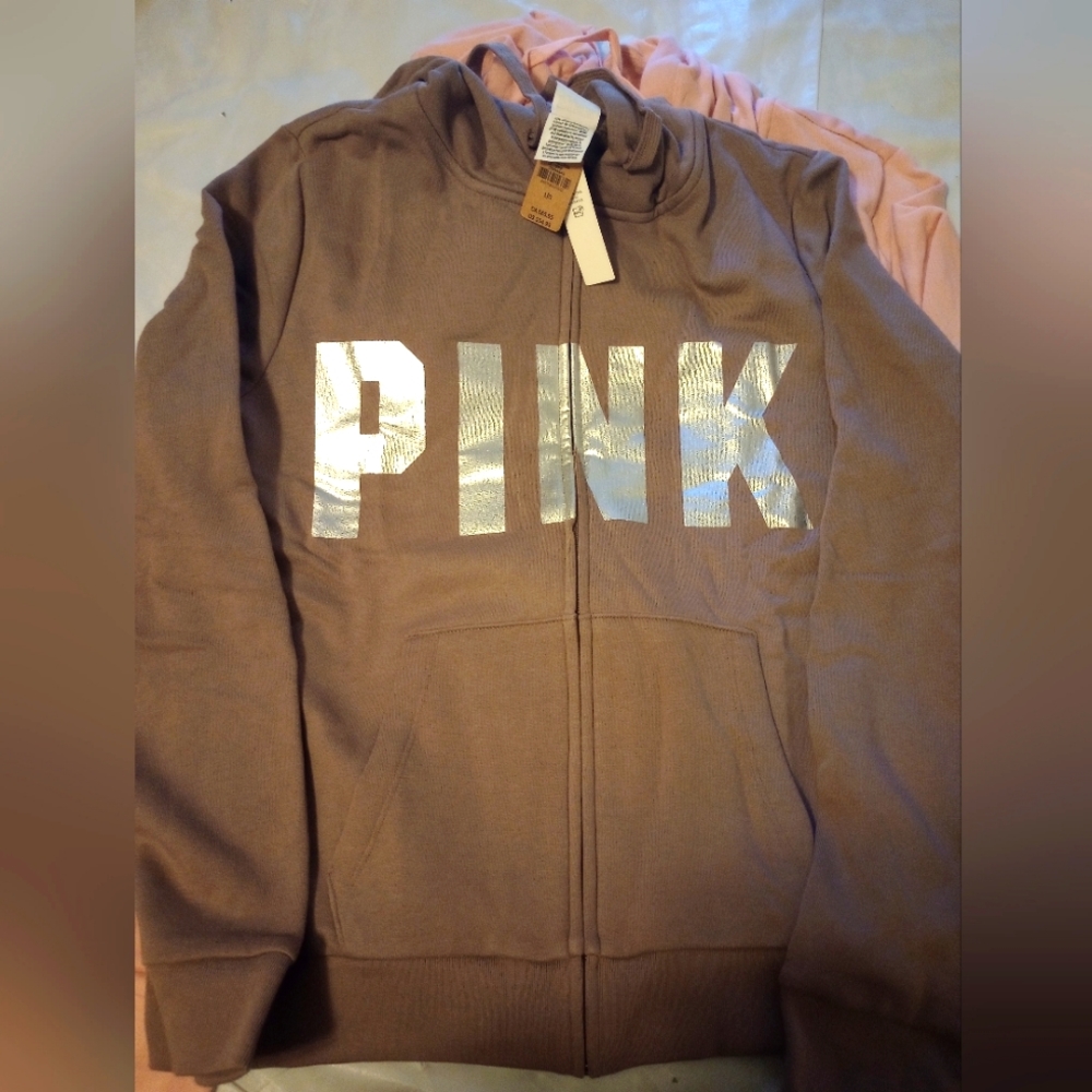 Pink hoodie